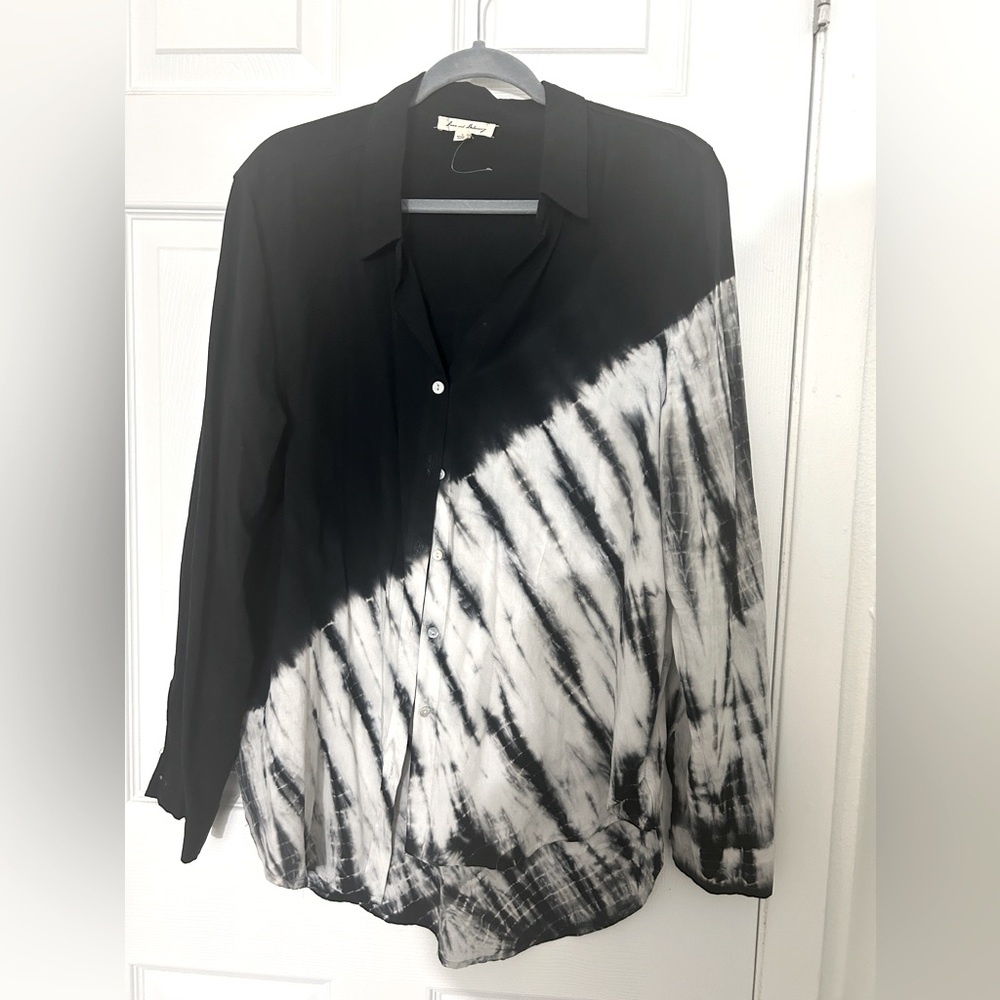 Jane & Delancey Tie Dye Button Up
